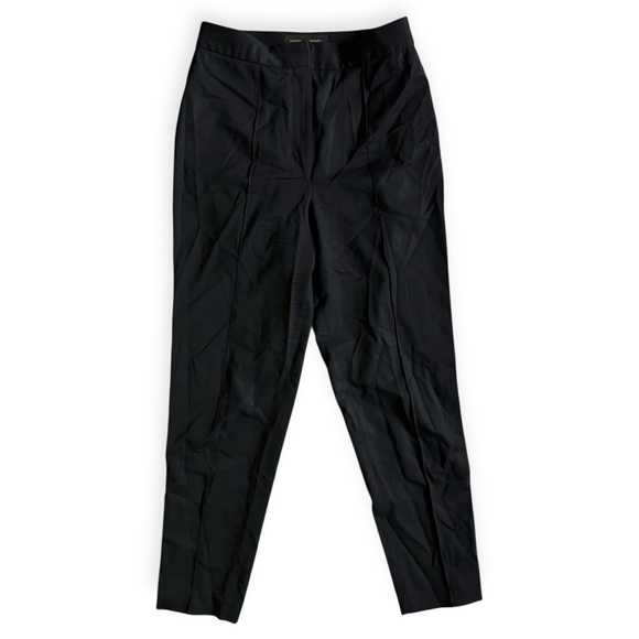 Proenza Schouler Wool Blend Black Dress Pants Size 4 Small Sleek Work Office - Picture 2 of 10